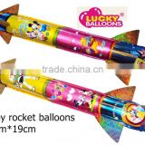 43 inch long gift toy foil rocket shaped balloons wholesaling