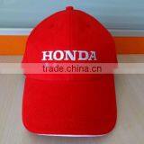 Red Brush Cotton Promotion Cap for Advertisment thumbnail-1