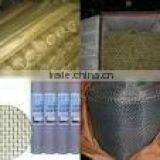 Hot Dip Gal Before Weaving Square Woven Wire Mesh ISO9001