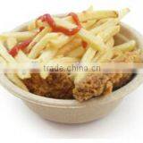 100% Biodegradable Deluxe Microwavable Bowls Sugarcane Fibre Catering 12oz Hot Soup Bowl Wholesale