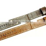 Best Quality Hand Stitched Embosse Leather Alligator Watch Straps