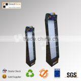 Cardboard Blister Pack Display for Floor, 18 Pegs, Removable Header - White