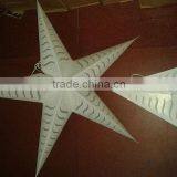 White Cutwork Paper Stars