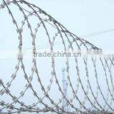 High Safety Low Price Razor Barded Wire Mesh / Hebei Manufacturer BTO-22 Razor Barbed Wire /galvanized & PVC Coated Razor Barbed thumbnail-4