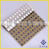 24x40cm Glass Crystal Material Hot Fix Rhinestone Mesh Sheet For Lady Shoes thumbnail-4