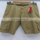 Men's Belted Cargo Shorts