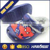 Wholesale Custom Fashion China EVA Winter Kid Clogs , Eva Cotton Sandals thumbnail-3
