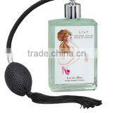 Pujiang Factory Wholesale Cheap Custom Crystal Glass Empty Bottle for Perfume