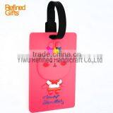 .Best Quality Promotional PVC Rubber Luggage Tag thumbnail-1