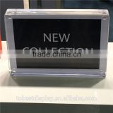 custom wholesale 4 x 6 double sided clear acrylic block photo frame/magnetic picture frames/acrylic photo block wholesale