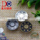 Eight Star Plastic Insert Copper Button Shank Button for Jean Button thumbnail-4