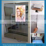 Super Thin Crystal Magic Mirror Advertising Board