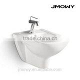 Woman Wallr Mounted Ceramics Bidet With Facuet thumbnail-1