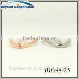 High-class Lady 25mm Half-ellipse Gold and Nickel Plated Pin Buckle thumbnail-3