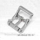 Good Quality Handbag Buckle With Roller Shiny Chrome Finish Roller Buckle Tri-flide Buckle With Roller thumbnail-5