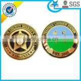 High polished double coin