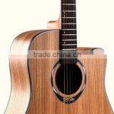 41" Zebrawood Acoustic Guitar Wholesale ODM thumbnail-3