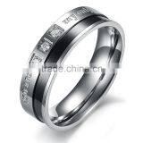 Stainless Steel Jewelry Fashion Engrave Words Friendship Rings thumbnail-2