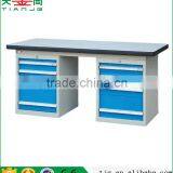 TJG High Quality Metal Desk Industrial Workbench With Drawer Customizable thumbnail-3