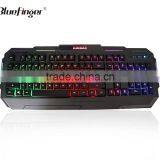 Factory Cheaper USB Wired Seven Color Backlit Gaming Keyboard thumbnail-3
