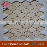 2016 Hot Sale Marble Lantern Mosaic Tiles,beige Polished Marble Flooring Tile thumbnail-5