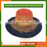 Best Quality Girl Beach Straw Floppy Hat thumbnail-3