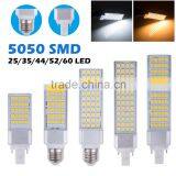 G24 Led Bulb Horizontal Plug Lamp 2835 SMD Rotatable LED PL Light