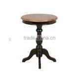 Country Style Country Side Wood Black Tea Table thumbnail-3