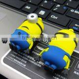 Wholesale Minions Popular Cartoon Character Minions USB Memory Stick,Custom USB Flash Drive Free Logo Printing Mock Up thumbnail-2