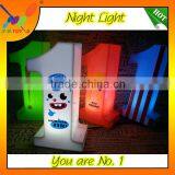 No. 1 Light Control LED Night Light with DC Power Line.