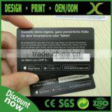 High Quality~ Free Design Prepaid Scratch Card/ PVC Card/ Mobile Scratch Card