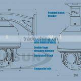 30X Optical Zoom With IR PTZ Technology Red LED Lights CCTV 2.0 Mega Pixel thumbnail-3