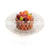 Glass Dinner Plate With Heart Design for Salad thumbnail-4