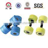 High quality EVA barbell, swimming assistant ,water foam barbell