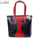 Handbag and shoulder bag with double handle handbags italian bags genuine leather florence leather fashion