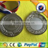 blank gold medal with ribbon ,Medal template,blank insert medals
