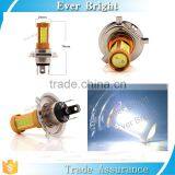 Car LED H4 COB 4SMD Fog Lamp White DRL Day LED Fog Bulb Parking Lamp Rear Light H4/h7/h11/9005/9006