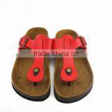 2015 Red Cork Outsole Wear-resisting Lady Flip Flop Sandal Shoes thumbnail-2