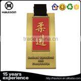 Wholesale Custom Diecast Soft Enamel Zinc Alloy Plating Gold Championship Judo Sport Medal With Ribbon thumbnail-1