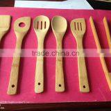 Bamboo/wooden Cooking Utensils Set With Printed Brand Logo thumbnail-3