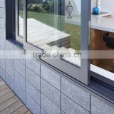High quality Aluminum sliding window, low E glass tint blue