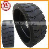 Genie 36123 36124 Mold On Wheel 22 X 7 X17 3/ 8 9 Bolt Black Rubber Scissor Lift Tires thumbnail-1