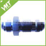 AN10 10AN FLARE BLACK STRAIGHT ALUMINIUM BULKHEAD FITTING W/NUT thumbnail-4