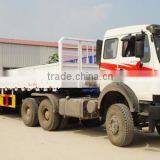 2016 Tri-Axle 50ton 40Feet Flat Bed Side Wall Cargo Truck Semi Trailer For Sale thumbnail-4