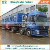 Sitong 3 Axles Stake Bulk Semi Trailer 40t 60t Livestock Trailer for Agricultural Product thumbnail-4