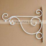 Scrolled Metal Hanging Planter Basket Wall Mount Bracket thumbnail-1