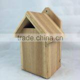 FSC Wooden Bird House /wooden Bird Cage Decorate in Garden for Wholesale thumbnail-2