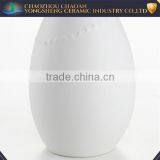 White Wedding Home Decoration Ceramic Narrow Neck Vase thumbnail-3