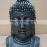 Bronze Darkness Buddha Head Statue for Garden thumbnail-1