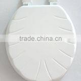 17" CARVED / SCULPTURED MDF TOILET SEAT COVER , Panel/ Sandwave/Shell/Wave Design Toilet Seat Lid thumbnail-3